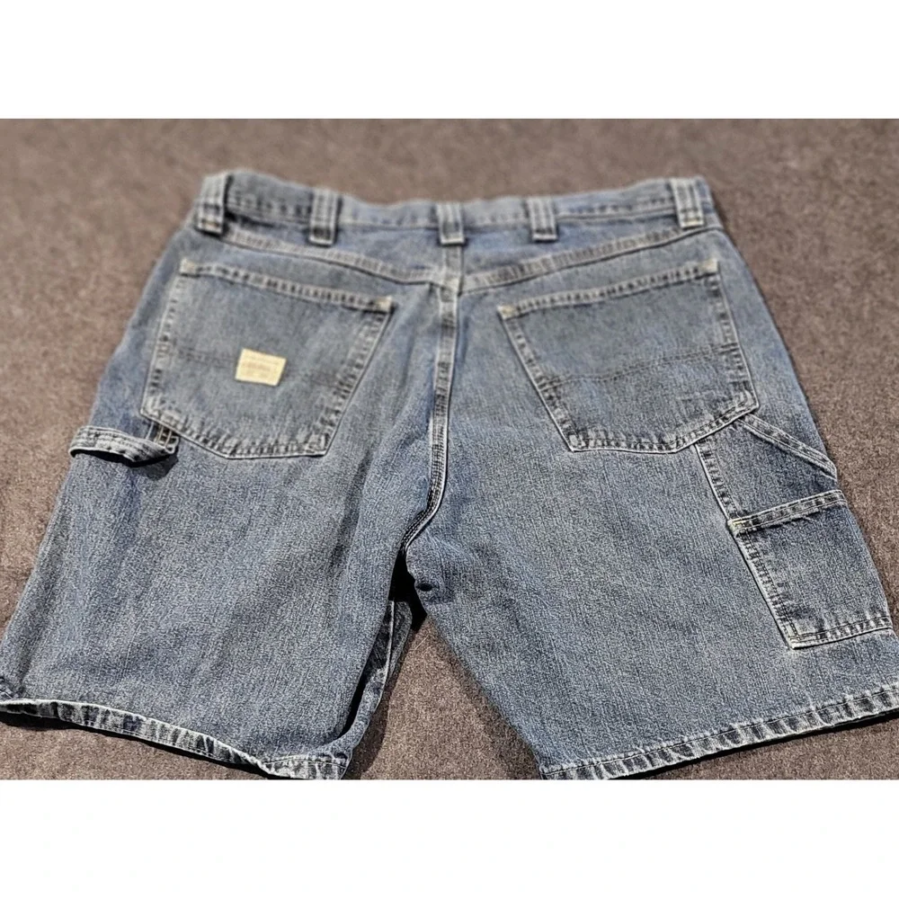 Wrangler Utility Carpenter Denim Jeans Mens Size 34 Blue 100% Cotton 67CUTQW